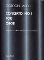 オーボエと弦楽のための協奏曲・No.1（ゴードン・ジェイコブ）（オーボエ+ピアノ）【Concerto for Oboe & Strings, No. 1】