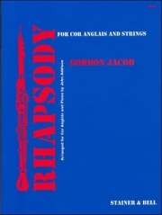 ラプソディー（ゴードン・ジェイコブ）（コーラングレ+ピアノ）【Rhapsody for Cor Anglais and Strings】