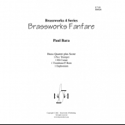 ブラスワークス・ファンファーレ (ポール・バラ) (金管四重奏)【Brassworks Fanfare】