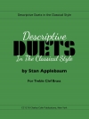 クラシカル・スタイルの叙述的なデュエット（スタン・アップルバウム）  (トランペット二重奏)【Descriptive Duets In The Classical Style】