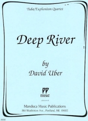 深い河（ディヴィッド・ユーバー）（ユーフォニアム＆テューバ四重奏）【Deep River】