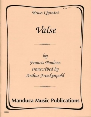 ワルツ (フランシス・プーランク) (金管五重奏)【Valse】