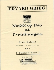 トロルハウゲンの婚礼の日  (エドヴァルド・グリーグ) (金管五重奏)【Wedding Day at Troldhaugen】