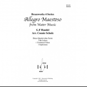 アレグロ・マエストーソ「水上の音楽」より (ヘンデル) (金管四重奏)【Allegro Maestoso from Water Music】