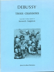 3つのシャンソン（クロード・ドビュッシー）(金管五重奏)【Three Chansons】