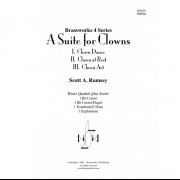 道化師のための組曲 (スコット・A・ラムゼイ) (金管四重奏)【Suite for Clowns, A】