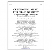 金管四重奏のためのセレモニー・ミュージック (金管四重奏)【Ceremonial Music for Brass Quartet (complete set)】