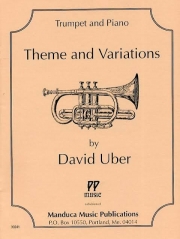 主題と変奏（ディヴィッド・ユーバー ）（トランペット+ピアノ）【Theme and Variations】