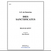 ディエス・サンクトゥス (パレストリーナ) (金管四重奏)【Dies Sanctus】