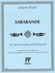 サラバンド（ヨハン・クリストフ・ペツェル） (トランペット二重奏+ピアノ)【Sarabande】