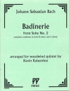 バディネリ（バッハ）（木管五重奏）【Badinerie】