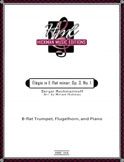 哀歌・Op.3・No.1（セルゲイ・ラフマニノフ） (トランペット二重奏+ピアノ)【Elegie in E-flat min or, Op.3, No.1】