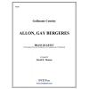 羊飼いの娘たち (ギヨーム・コストレ) (金管四重奏)【Allon gay bergeres】