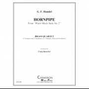ホーンパイプ「水上の音楽」より (ヘンデル) (金管四重奏)【Hornpipe from Water Music】