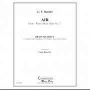 エア「水上の音楽」より (ヘンデル) (金管四重奏)【Air from Water Music Suite No. 1】