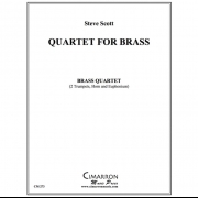 金管四重奏曲 (スティーヴ・スコット) (金管四重奏)【Quartet for Brass】