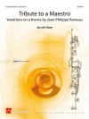 トリビュート・トゥ・ア・マエストロ：ジャン＝フィリップ・ラモーの主題による変奏曲（ヤン・デ・ハーン）（スコアのみ）【Tribute to a Maestro Variations on a theme by Jean-Philipp】