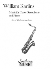 テナー・サクソフォーンとピアノのための音楽（ウィリアム・カーリンズ）（テナーサックス+ピアノ）【Music For Tenor Saxophone And Piano】