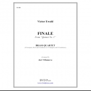 フィナーレ「五重奏曲第1番」より (ヴィクトル・エワルド) (金管四重奏)【Finale from Quintet No. 1】