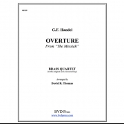 序曲「メサイア」より (ヘンデル) (金管四重奏)【Overture from Messiah】