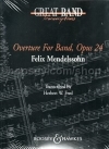 吹奏楽のための序曲・Op.24（フェリックス・メンデルスゾーン）【Overture for Band, Op. 24】