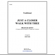 ただあなたに寄り添って歩く (金管四重奏)【Just a Closer Walk】