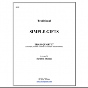 シンプル・ギフト (金管四重奏)【Simple Gifts】
