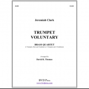 トランペット・ヴォランタリー (ジェレミヤ・クラーク) (金管四重奏)【Trumpet Voluntary】