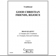 もろびと声あげ (金管四重奏)【Good Christian Friends, Rejoice】