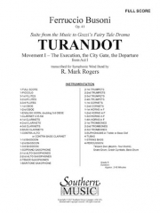 トゥーランドット・第1楽章（フエルッチョ・ブゾーニ）（スコアのみ）【Turandot - Movement 1 from the Suite To Gozzi's Fairy Tale】