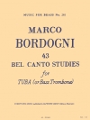 43のベルカント練習曲（マルコ・ボルドーニ）（バストロンボーン）【43 Bel Canto Studies】