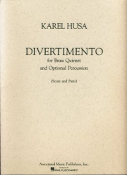 金管の為のディヴェルティメント（カレル・フサ）（金管五重奏）【Divertimento for Brass and Percussion】