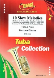 スロー・メロディー・10曲集（ベルトラント・モレン）（テューバ+ピアノ）【10 Slow Melodies】