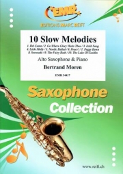 スロー・メロディー・10曲集（ベルトラント・モレン）（アルトサックス+ピアノ）【10 Slow Melodies】