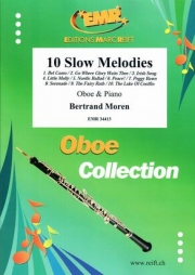 スロー・メロディー・10曲集（ベルトラント・モレン）（オーボエ+ピアノ）【10 Slow Melodies】