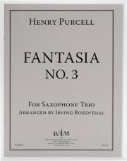 ファンタジア・No.3（ヘンリー・パーセル）（サックス三重奏）【Fantasia No. 3】