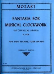 自動オルガンのための幻想曲・K.608（モーツァルト）（ピアノ二重奏）【Fantasia for Musical Clock Work, K. 608】