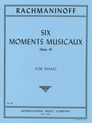6つの楽興の時・Op.16（セルゲイ・ラフマニノフ）（ピアノ）【Six Moments Musicaux, Opus 16】