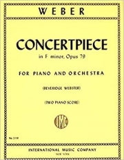 ピアノと管弦楽のための演奏会用小品・ヘ短調・Op.79 (カール・マリア・フォン・ウェーバー)（ピアノ二重奏）【Concertpiece in F minor, Opus 79】