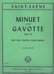 メヌエットとガボット・Op.65「7重奏曲」より（カミーユ・サン＝サーンス）（ピアノ二重奏）【Minuet and Gavotte, Opus 65 (from Septet)】