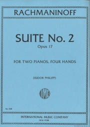 組曲・第2番・Op.17（セルゲイ・ラフマニノフ）（ピアノ二重奏）【Suite No. 2, Opus 17】