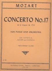 ピアノ協奏曲・第17番・ト長調・K.453（モーツァルト）（ピアノ二重奏）【Concerto No. 17 in G major, K. 453】