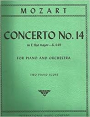 ピアノ協奏曲・第14番・変ホ長調・K.449（モーツァルト）（ピアノ二重奏）【Concerto No. 14 in E flat major, K. 449】