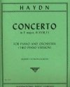 ピアノ協奏曲・ヘ長調・Hob.18・第1番（フランツ・ヨーゼフ・ハイドン）（ピアノ二重奏）【Concerto in F major, Hob. XVIII: F1】