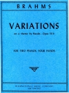 ハイドンの主題による変奏曲・Op.56（ヨハネス・ブラームス）（ピアノ二重奏）【Variations on a Theme by Haydn, Opus 56b】