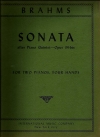 ソナタ・ヘ短調・Op.34（ヨハネス・ブラームス）（ピアノ二重奏）【Sonata in F minor (after Quintet), Opus 34b】