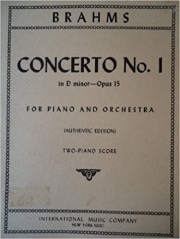 ピアノ協奏曲・第1番・Op.15（ヨハネス・ブラームス）（ピアノ二重奏）【Concerto No. 1 in D minor Opus 15】