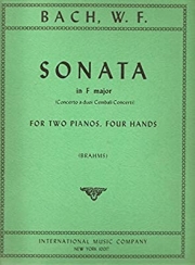 ソナタ・ヘ長調（ヴィルヘルム・フリーデマン・バッハ）（ピアノ二重奏）【Sonata in F major (Concerto a due Cembali) 】