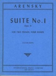組曲・Op.15（アントン・アレンスキー）（ピアノ二重奏）【Suite, Opus 15 】