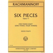 6つの小品・Op.11（セルゲイ・ラフマニノフ）（ピアノ二重奏）【Six Original Pieces, Opus 11】